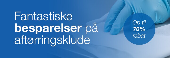 Fantastiske besparelser på aftørringsklude