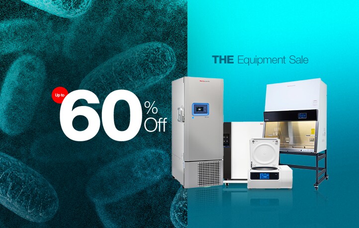 Get up to 60% off Thermo Scientific equipment.