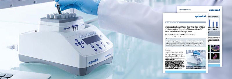 Water-Free Stem Cell Thawing With ThermoMixer C