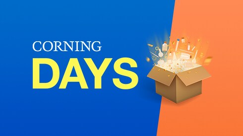 Get Corning Days savings of up to X% off through March 31.
