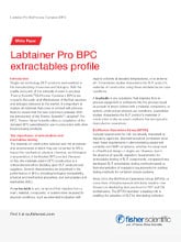 Thermo Scientific Labtainer Pro BPC Extractables Profile